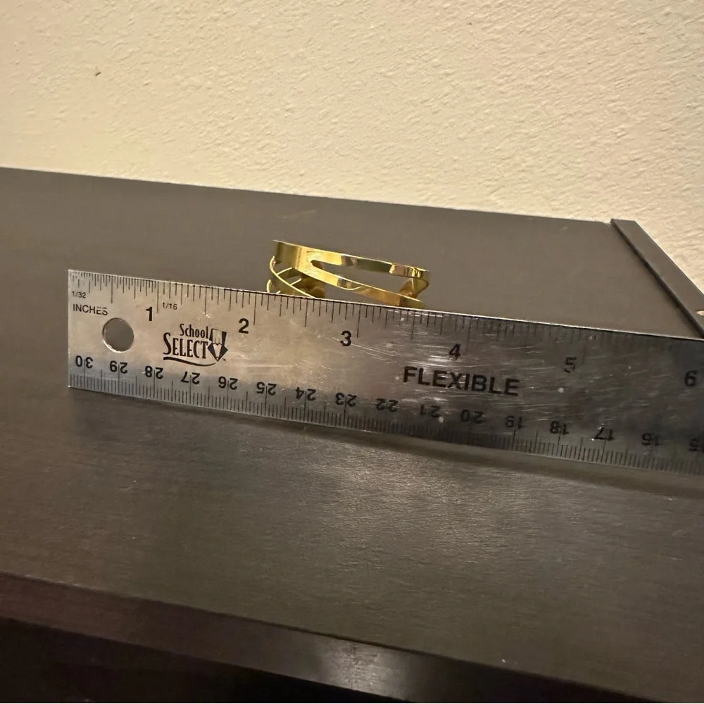 Gold Metal Napkin Ring Holders